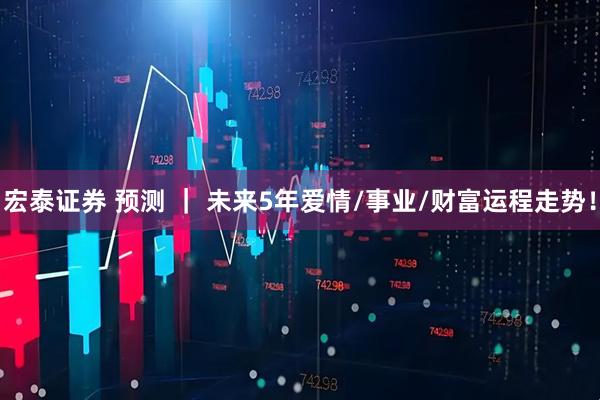 宏泰证券 预测 ｜ 未来5年爱情/事业/财富运程走势！