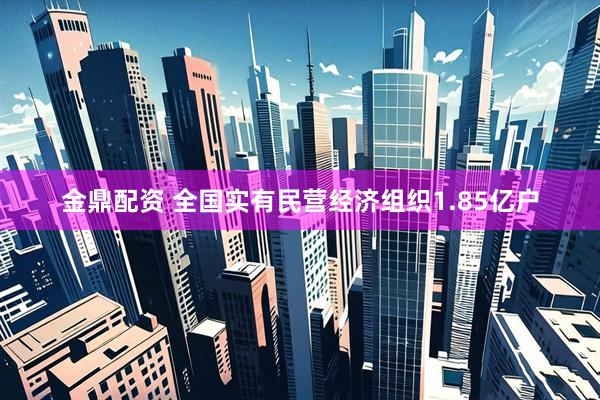 金鼎配资 全国实有民营经济组织1.85亿户