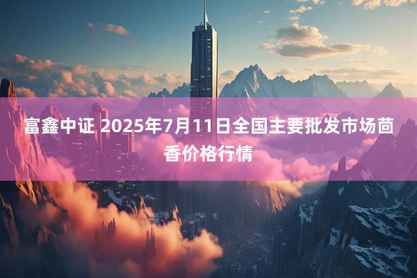 富鑫中证 2025年7月11日全国主要批发市场茴香价格行情